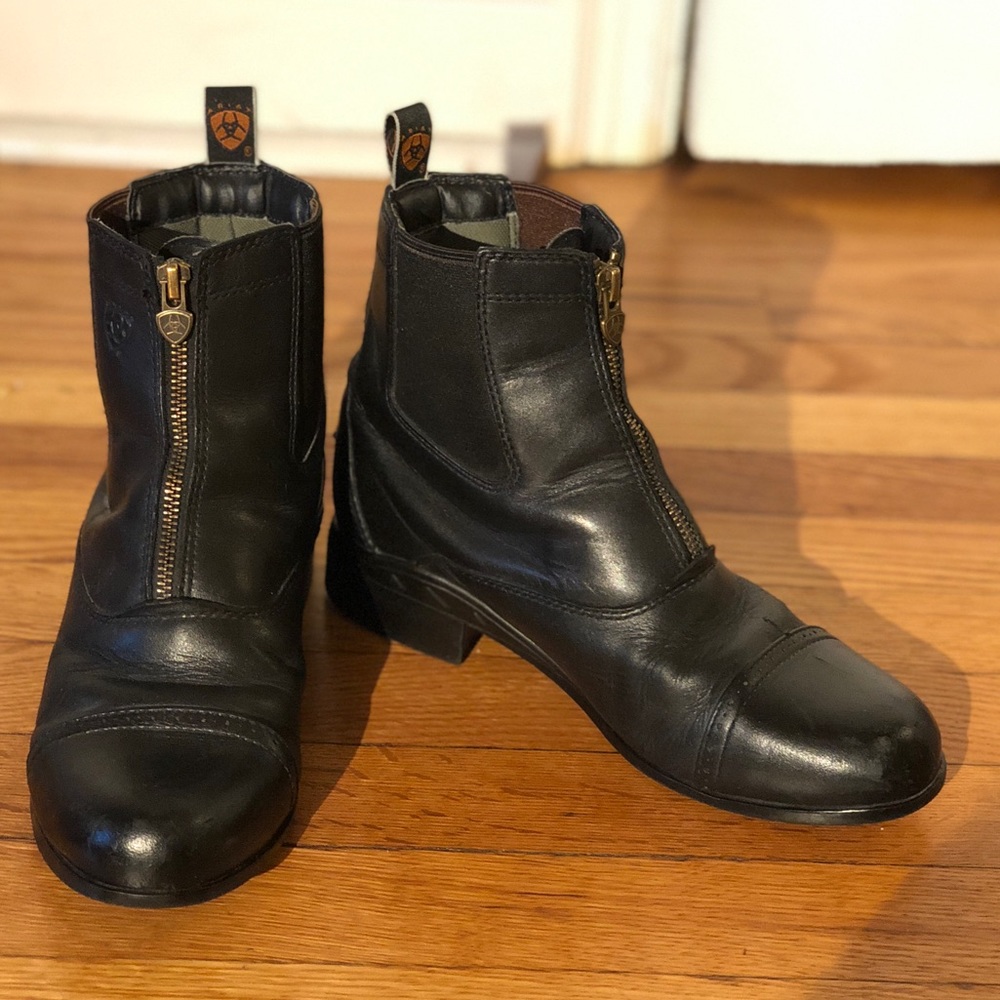 Ariat Black Zip Paddock Boots
